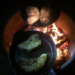 Yellow Creek Campground - Cast Iron cooking