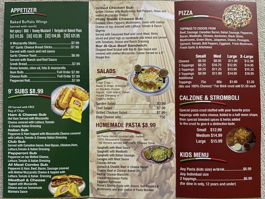 Menu photo 1 Roma Pizza Jacksboro, TX Menu photo 1 Roma Pizza Jacksboro, TX