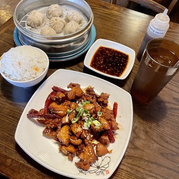 LanZhou Ramen - "Chinese Spicy Chicken" Soup Dumplings Side order-Steamed rice - Chinese Near Me - Doraville, Georgia