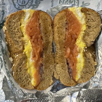 Ess-a-Bagel - LEO - Nova, onion and eggs - Bagels Near Me - New York, New York
