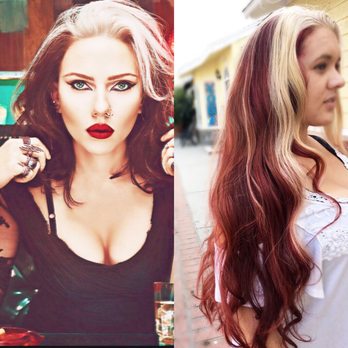 My client wanted rogue from xmen hair and that\u0027s just what