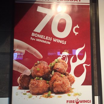 Fire Wings - Howe - Monday and Tuesday sale on boneless wings - Chicken Wings Near Me - Sacramento, California Fire Wings - Howe - Monday and Tuesday sale on boneless wings - Chicken Wings Near Me - Sacramento, California
