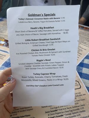 Menu photo 1 Goldman's Bagel Deli Key West, FL Menu photo 1 Goldman's Bagel Deli Key West, FL