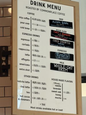 Menu photo 1 Commonplace Coffee Pittsburgh, PA