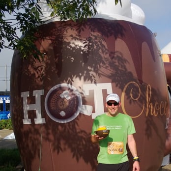 Hot Chocolate 15/5k Run - Post-race. Yes, I sweat a lot. :-) - Races & Competitions Near Me - San Diego, California Hot Chocolate 15/5k Run - Post-race. Yes, I sweat a lot. :-) - Races & Competitions Near Me - San Diego, California