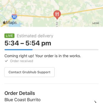 Blue Coast Burrito - Order on Grub Hub. Showed up on time! - Mexican Near Me - Mount Juliet, Tennessee Blue Coast Burrito - Order on Grub Hub. Showed up on time! - Mexican Near Me - Mount Juliet, Tennessee