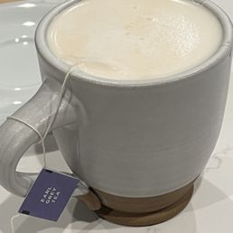London Fog with lavender syrup and a double shot of espresso London Fog with lavender syrup and a double shot of espresso