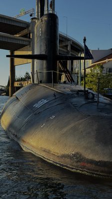 USS Blueback Submarine by null