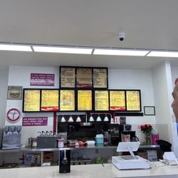 Burger Basket - Menu and counter