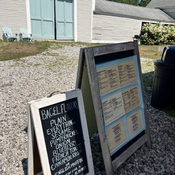 Brewed Awakenings - Menu at ordering window - Coffee & Tea Near Me - Wells, Maine