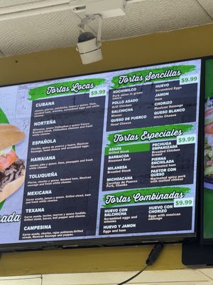 Menu photo 1 Las Tortas Locas Marietta, GA Menu photo 1 Las Tortas Locas Marietta, GA