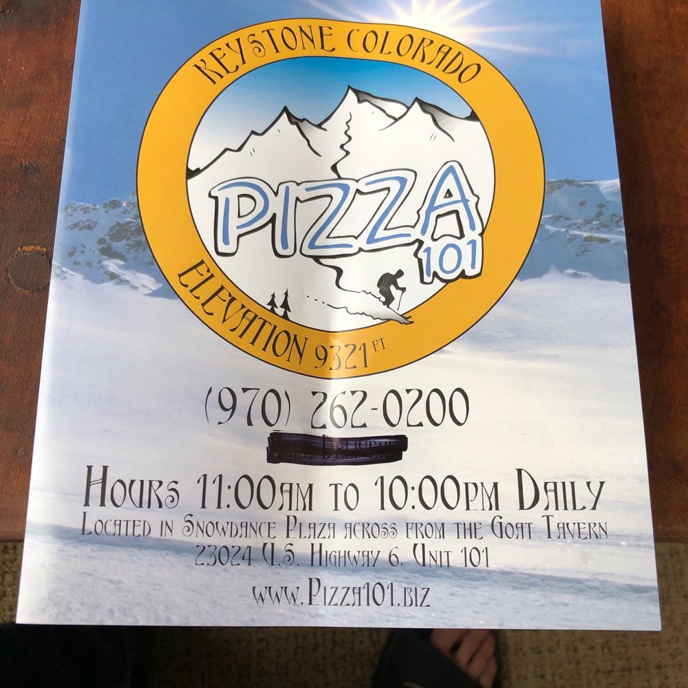 Pizza 101 - Menu...(free delivery is blacked out) - Pizza Near Me - Keystone, Colorado Pizza 101 - Menu...(free delivery is blacked out) - Pizza Near Me - Keystone, Colorado