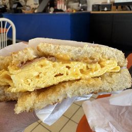 Breakfast sandwich with bacon Breakfast sandwich with bacon