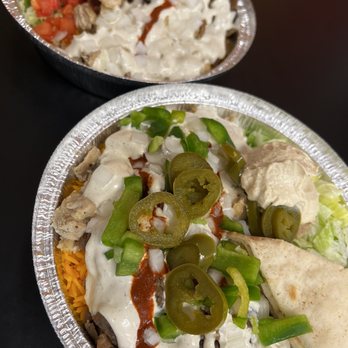 The Halal Guys - Chicken & Beef Gyro Platter - Middle Eastern Near Me - Riverside, California
