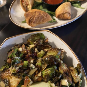 Trolley Tap House - Brussels sprouts + cheesesteak egg rolls - American Near Me - Wilmington, Delaware Trolley Tap House - Brussels sprouts + cheesesteak egg rolls - American Near Me - Wilmington, Delaware