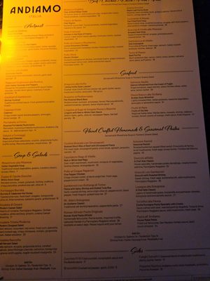 Menu photo 3 Andiamo- Bloomfield Hills Bloomfield Hills, MI Menu photo 3 Andiamo- Bloomfield Hills Bloomfield Hills, MI