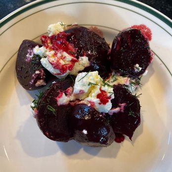 Tall John's - Beets and goat cheese with dill - American Near Me - Asheville, North Carolina Tall John's - Beets and goat cheese with dill - American Near Me - Asheville, North Carolina