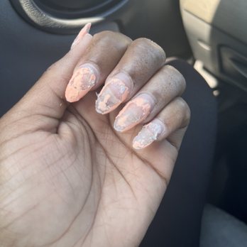 Majestic Nails - This is how they left my nails. - Nail Salons Near Me - Lithonia, Georgia Majestic Nails - This is how they left my nails. - Nail Salons Near Me - Lithonia, Georgia