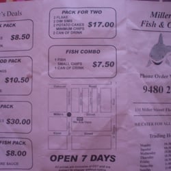 Millers Fish & Chips
