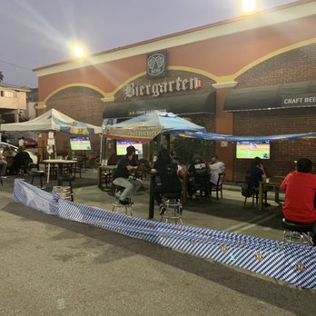 Biergarten - A great place to watch the game and have a nice meal - Gastropubs Near Me - Los Angeles, California