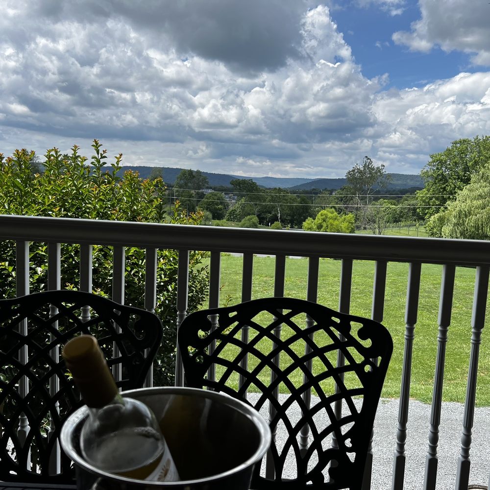 From the main deck in the primary tasting room From the main deck in the primary tasting room