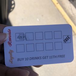 OMTea Boba & Bites - Rewards card