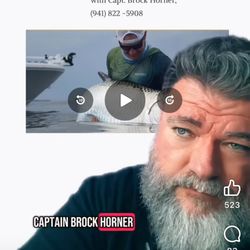 Tarpon Coast Fishing Charters - Captain Brock Horner jumped on a kids boat as a form of intimidation as he threatened him.  Disgusting
