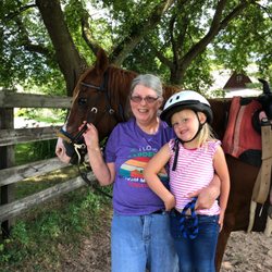 Kurtz Corral Riding Stable - Lucy & Gigi - She'll ride next time!