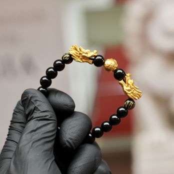 JAJ & Associates - 24K dragon bracelets, anyone? Back at it with the black and gold! - Jewelry Near Me - Los Angeles, California JAJ & Associates - 24K dragon bracelets, anyone? Back at it with the black and gold! - Jewelry Near Me - Los Angeles, California