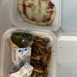Greco Fresh Grille - Shrimp Pita, Oregano Fries, Kids Pizza