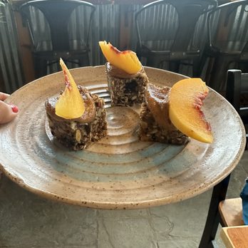 Bella Luna - Granola bars with nut butter and peaches - Cafes Near Me - Alpharetta, Georgia Bella Luna - Granola bars with nut butter and peaches - Cafes Near Me - Alpharetta, Georgia