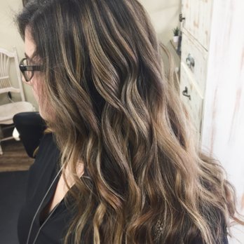 Hair Refinery - Caramel balayage pops and beautiful dimension - Hair Salons Near Me - Burlington, North Carolina
