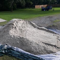 Dover Pools - Sand in the middle of our yard