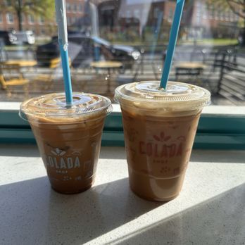 Colada Shop - ICED CAF CON LECHE with Oat Milk! - Coffee & Tea Near Me - Washington, DC, District of Columbia