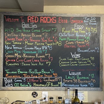 RED ROCKS BEER GARDEN - Updated July 2024 - 116 Photos & 114 Reviews ...