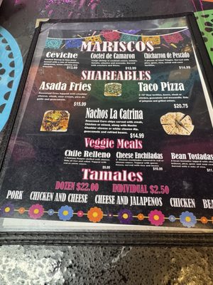Menu photo 3 La Catrina Harrison, AR