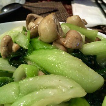 Chef K - Choy sum veggies and mushrooms - Chinese Near Me - Temecula, California