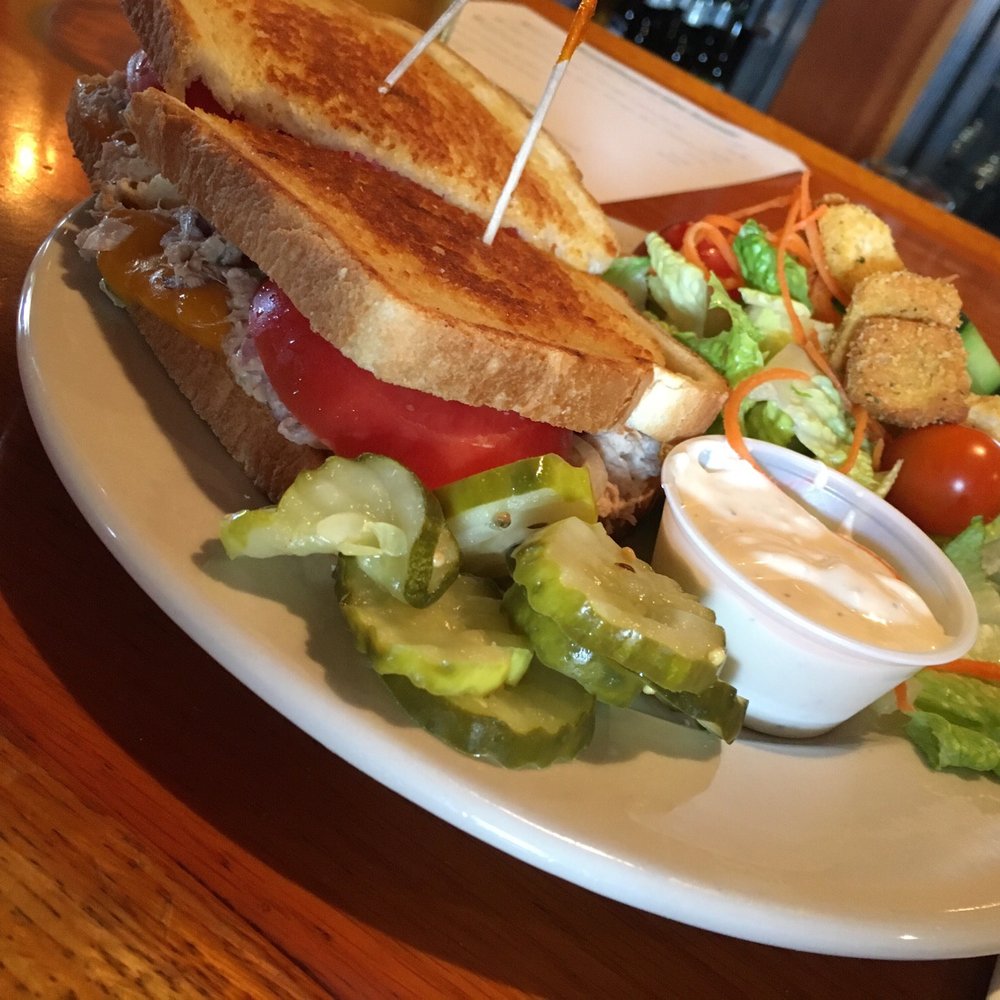 The Lower Tavern - Dang! I wasn't expecting this! Looks amazing! Tuna melt. And...a salad...I'm being good. - American Near Me - Eastsound, Washington The Lower Tavern - Dang! I wasn't expecting this! Looks amazing! Tuna melt. And...a salad...I'm being good. - American Near Me - Eastsound, Washington