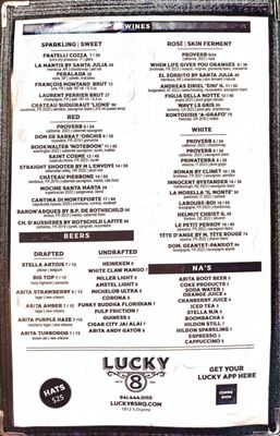 Menu photo 3 Lucky 8 Sarasota, FL Menu photo 3 Lucky 8 Sarasota, FL
