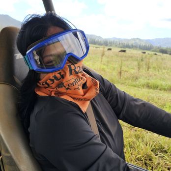 Kipu Ranch Adventures - My wife enjoying the beautiful ride!! - Tours Near Me - Lihue, Hawaii Kipu Ranch Adventures - My wife enjoying the beautiful ride!! - Tours Near Me - Lihue, Hawaii