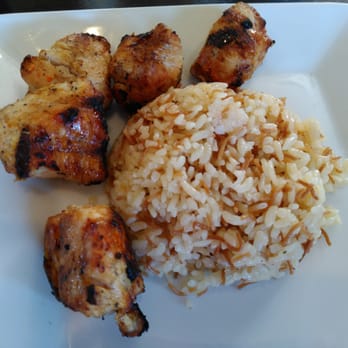 Dvine Mediterranean Experience - Brea - Kids chicken kabob/rice plate! - Mediterranean Near Me - Brea, California