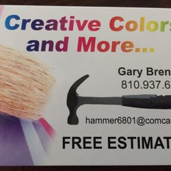 Creative Colors and More - Free Estimates call now.