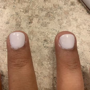 Gallery Nail Bar - Excess dip on fingers. Nails were above finger before they were filed down multiple times. - Nail Salons Near Me - Puyallup, Washington Gallery Nail Bar - Excess dip on fingers. Nails were above finger before they were filed down multiple times. - Nail Salons Near Me - Puyallup, Washington