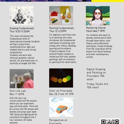 Fall 2026 Adult Art Classes at Colorspace Arts.