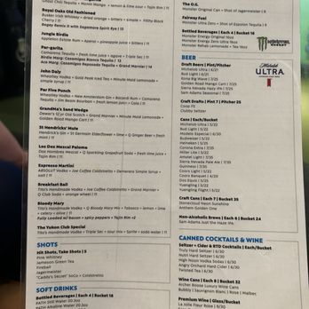 Five Iron Golf - Drink menu - Sports Bars Near Me - Yukon, Oklahoma Five Iron Golf - Drink menu - Sports Bars Near Me - Yukon, Oklahoma