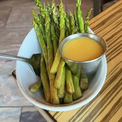 Blue Grillhouse - Grilled Asparagus + Hollandaise