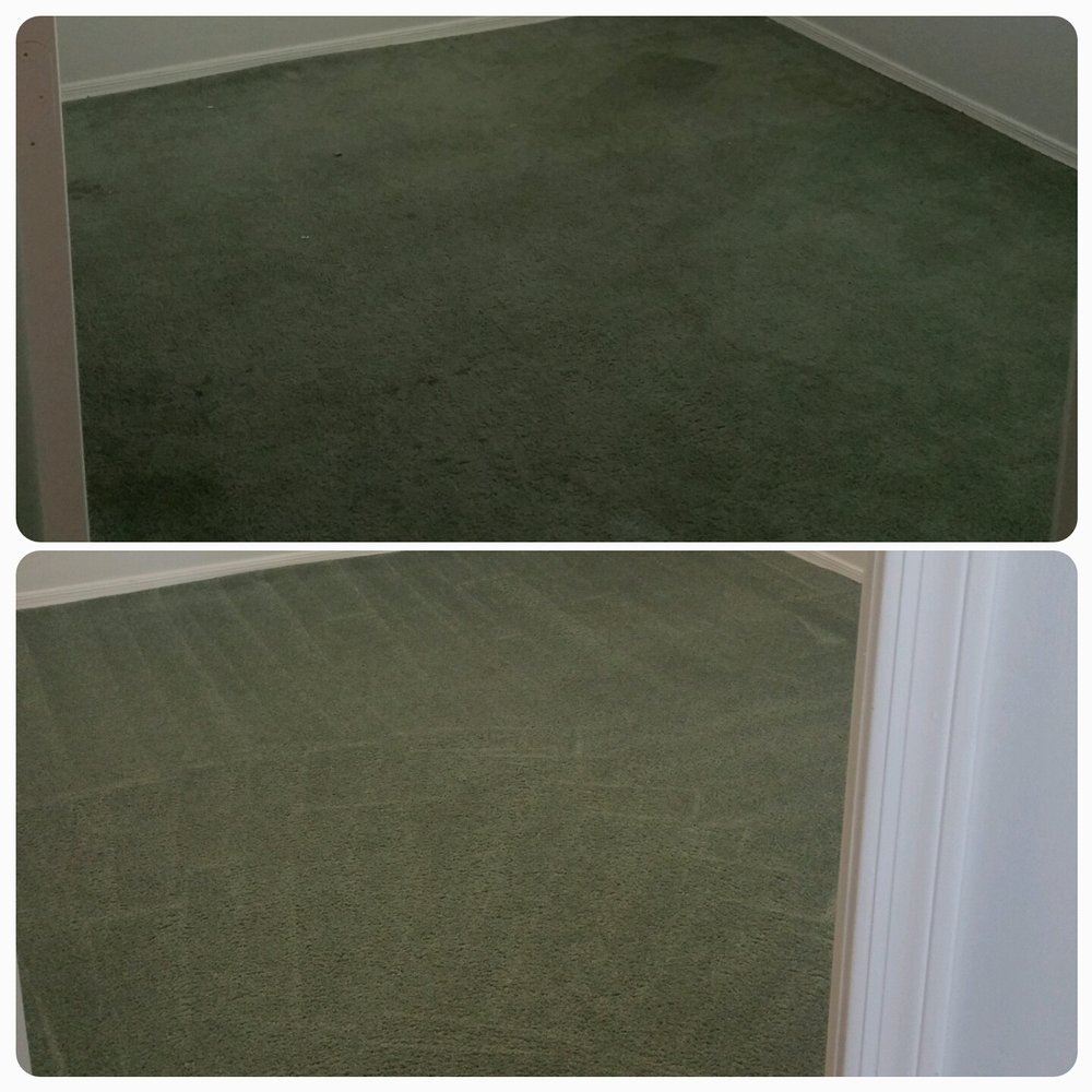 Caliber Carpet Cleaning - Bedroom before and after - Carpet Cleaning Near Me