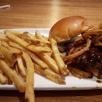 Applebee's Grill + Bar - Whisky Bacon Burger ($12.29) - American Near Me - Boise, Idaho Applebee's Grill + Bar - Whisky Bacon Burger ($12.29) - American Near Me - Boise, Idaho