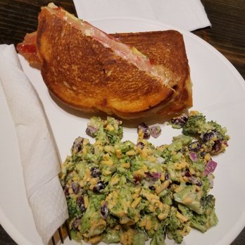 Inner Bean Cafe - The Babe Sandwich and broccoli salad. - Coffee & Tea Near Me - Augusta, Georgia