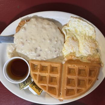 Cricket Country Kitchen - Chicken Fried Steak N Waflle, Amazing. - Breakfast & Brunch Near Me - Sacramento, California Cricket Country Kitchen - Chicken Fried Steak N Waflle, Amazing. - Breakfast & Brunch Near Me - Sacramento, California